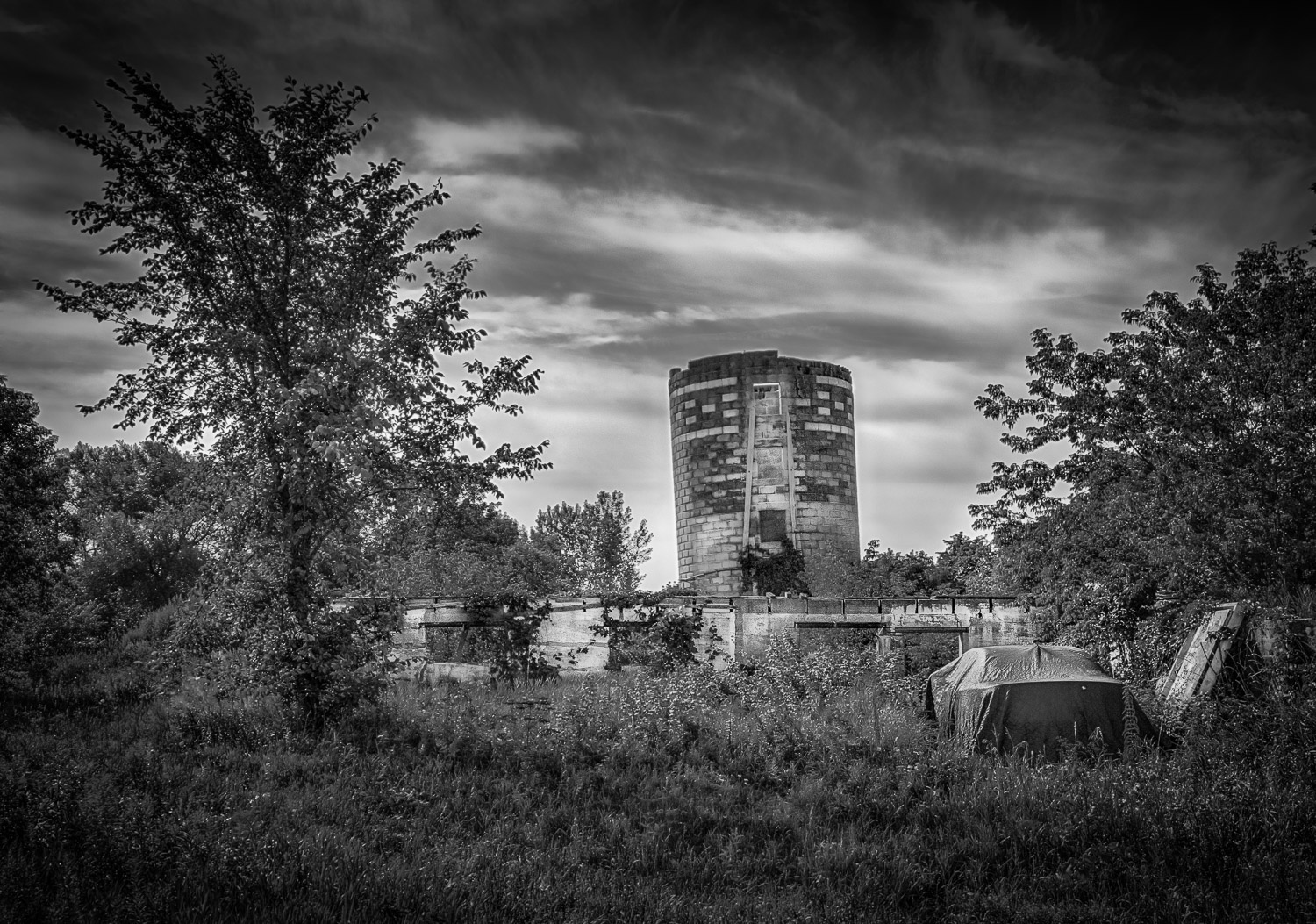 Abandoned Richmond Barn and Silo Glenn Bloodworth Fine Art Photography Photographer