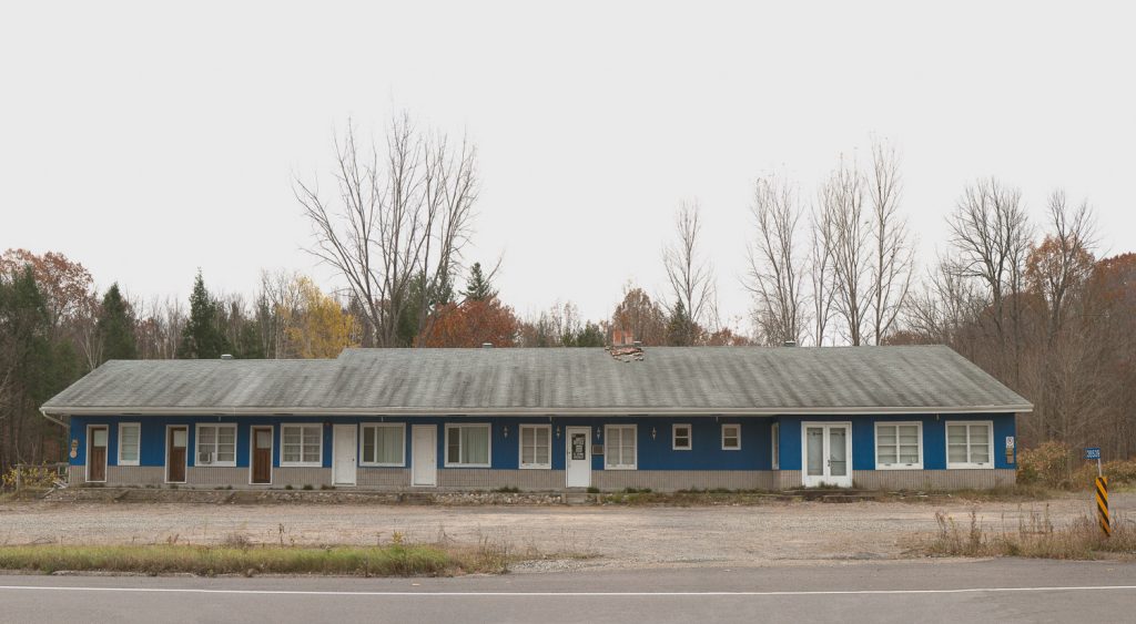 The 'Blue Motel' - Former Saylor's Inn, Central Frontenac Township Glenn Bloodworth Photography Photographer Ottawa Ontario Canada
